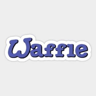 Waffle Sticker